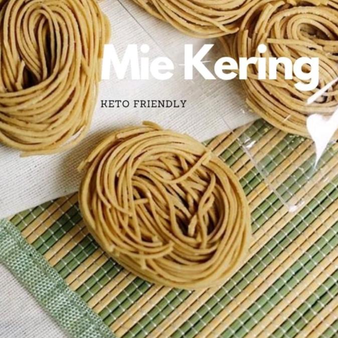 Mie telur kering original Ketofriendly/gluten free/tanpa pengawet/DEBM