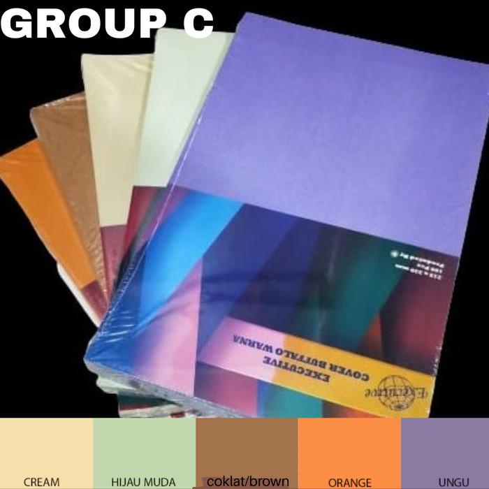 

TERLARIS - KERTAS KARTON BUFFALO UK FOLIO COVER JILID MIX WARNA
