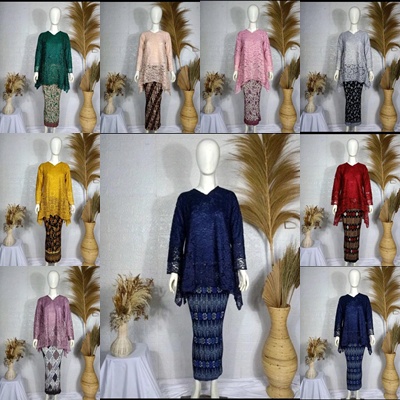 Atasan kebaya Wanita Kekinian / Kebaya Modern / Kebaya Rinjani / Setelan Wanita / Rinjani Brokat Kon