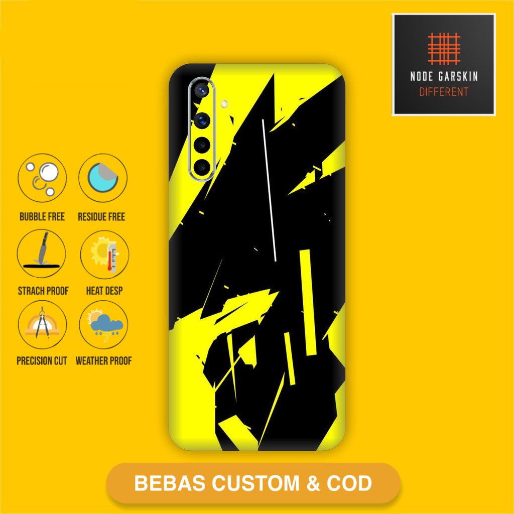 Garskin Skin Vinyl Realme 6 dan realme 6 pro - Bisa Custom - 10 Case Sticker Protector