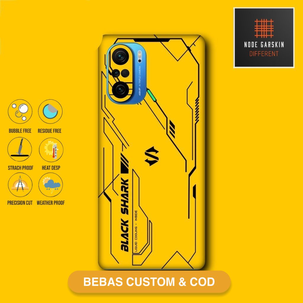 Garskin Skin Vinyl POCO F3 Poco F3 Fullbody Atau Backonly - Bisa Custom - 6 Case Sticker Protector