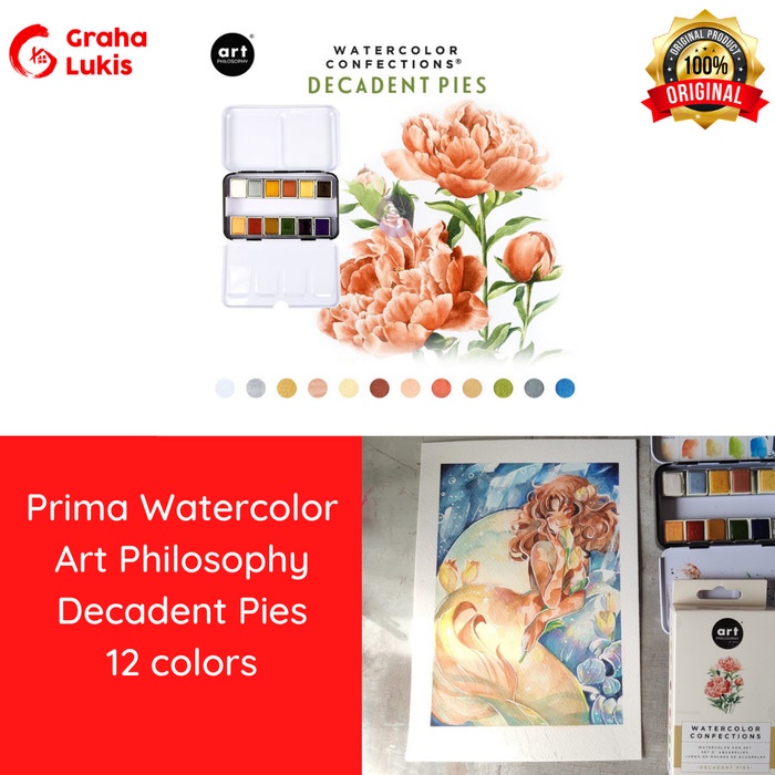 

Prima Watercolor - Art Philosophy Watercolor Confections Decadent Pies