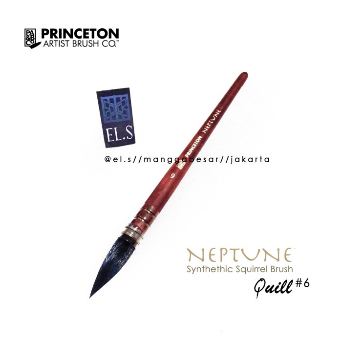 

Princeton Neptune Brush Quill 6 ( Kuas Lukis )