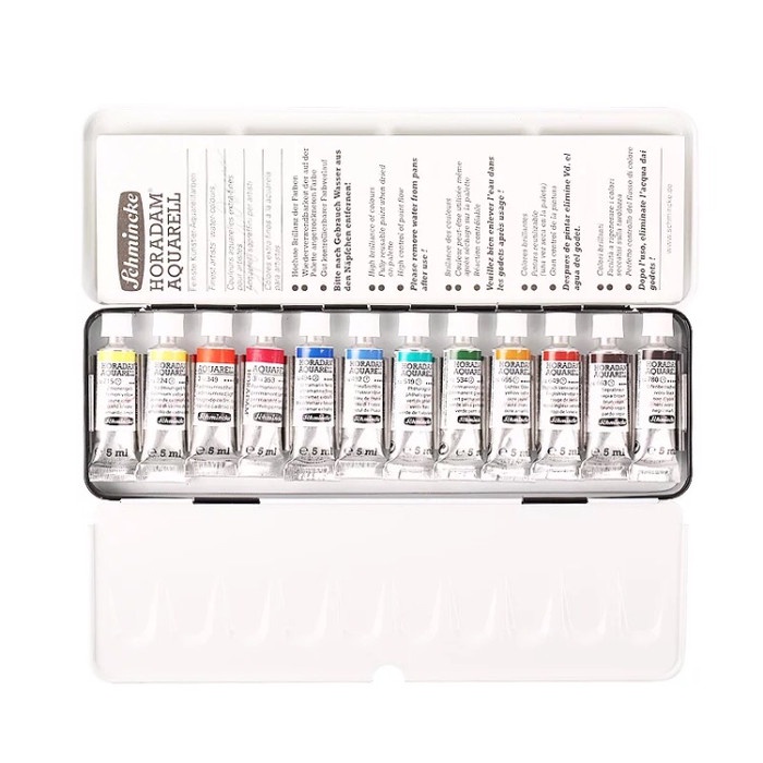 

Schmincke Horadam Aquarell 12 Tubes Metal Case (5 ml)