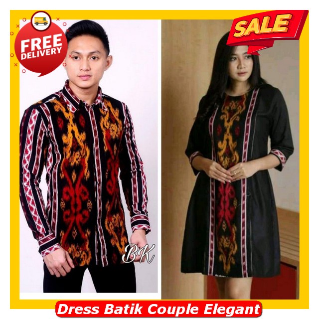 Dres Batik Wanita Modern Elegan Bj Bju Baj Sarimbit Import Premium Dress Natal Cople Keluarga Dres N