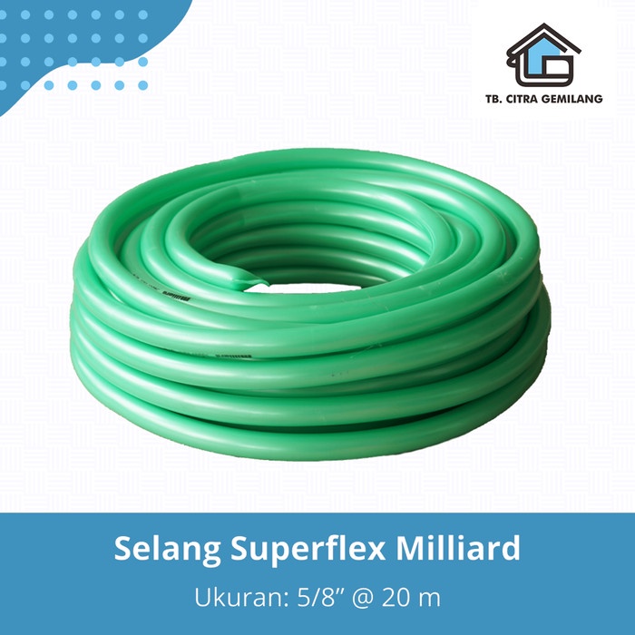 Danil Selang Air 5/8 Superflex Milliard 20 Meter