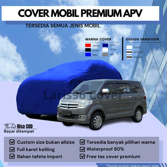 Cover Mobil / Sarung Mobil Apv Arena Mantel Selimut Mobil Apv