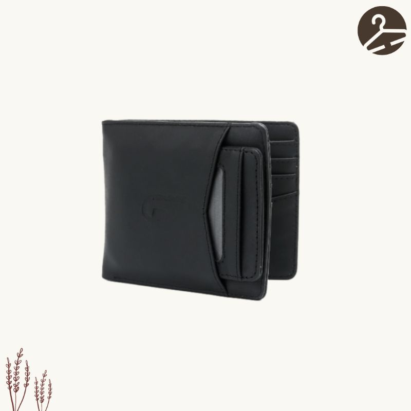 Cogen Dompet Lipat Kulit Pria CG03 Black