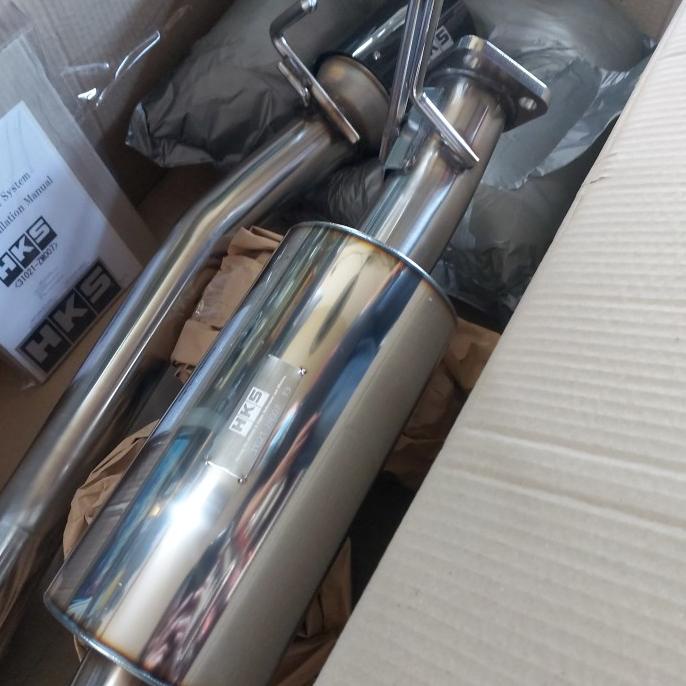 PROMO KNALPOT HKS LEGAMAX CARBON FIBER TIP MITSUBISHI ALL NEW PAJERO SPORT #ORIGINAL