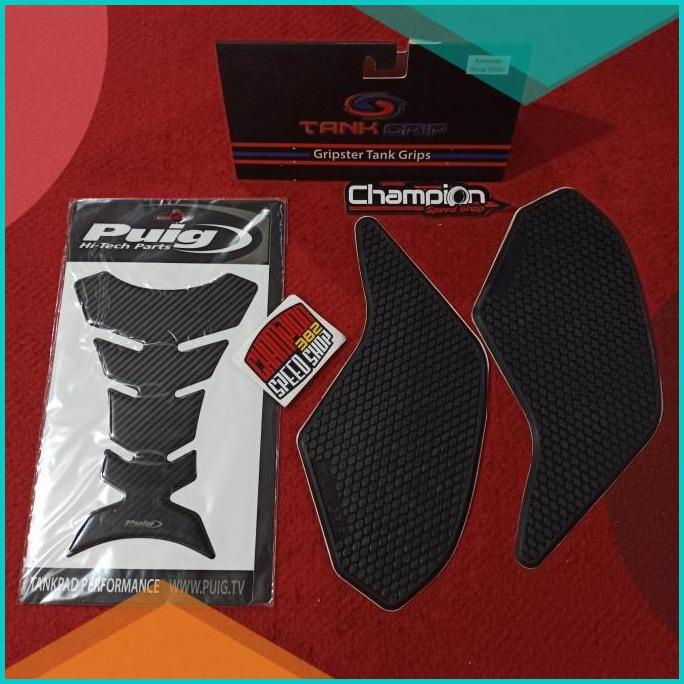 Paket Tankpad Tankgrip Tank Pad Grip WR3 PUIG Ninja 250FI 250 FI Z250