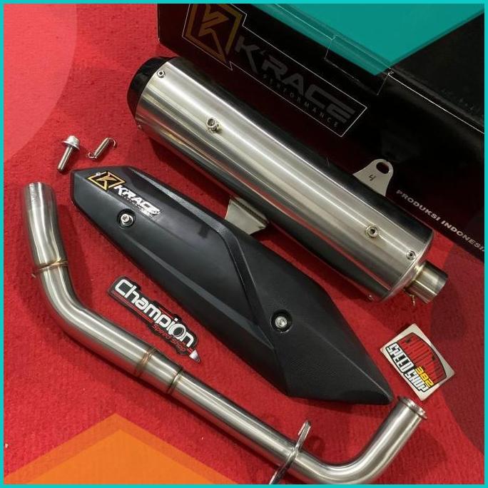Knalpot Standar Racing Stainless K RACE KRACE Original Yamaha LEXI 12