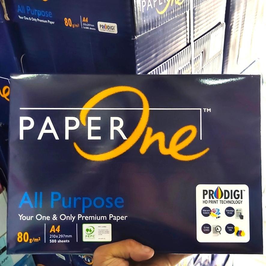 

Hot Sale - Kertas A4 80gram Paper One (1 rim) /sameday ..