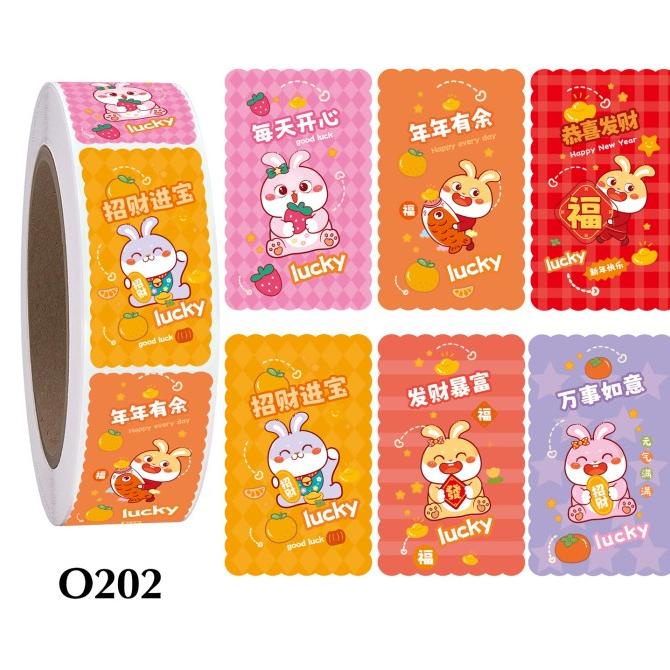 

Stiker Kelinci Imlek 2023 Cutting Sticker Rabbit Stiker Fu Fuk Sincia Limited Edition