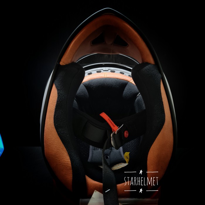 Helm Ink Trooper Solid Full Face Retro