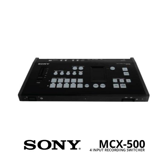 Sony MCX-500 4-input Production Streaming / Recording Switcher Resmi