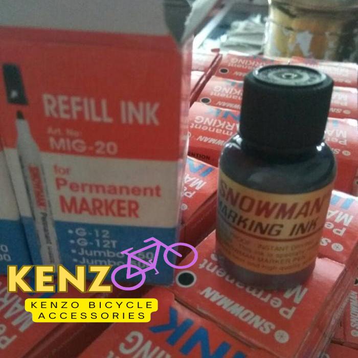 

REFILL INK SNOWMAN PERMANENT MARKING / ISI ULANG TINTA SPIDOL PERMANEN BAHAN BERKUALITAS !!