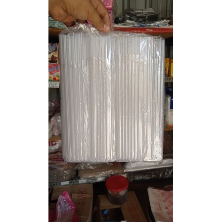 Sedotan Bening Ori Premium ±25cm