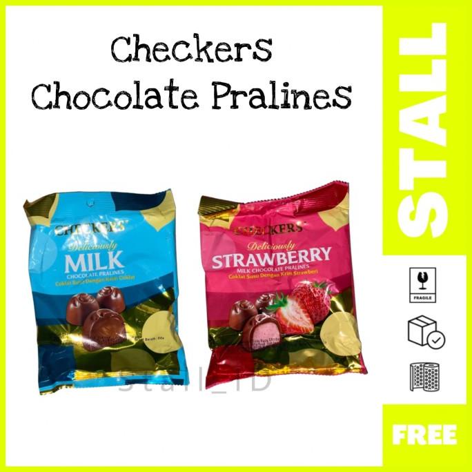 

=====] Coklat Checkers Pralines Milk Strawberry Chocolate