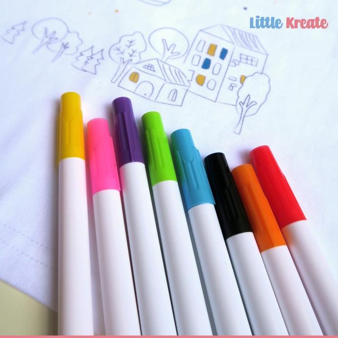 

Silahkan Order] Fabric Marker / Spidol untuk Kain Baju Kaos / Mainan Edukasi