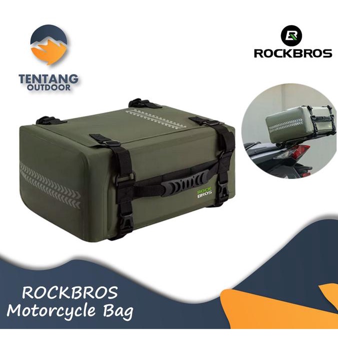Tas Bagasi Sepeda Motor ROCKBROS 30L Tas Multifungsi Waterproof