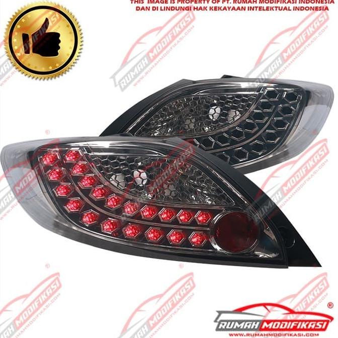 Stop Lamp - Mazda 2 2009-2014 - Led - All Smoke - Jy