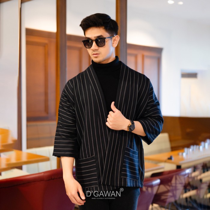 AKSA KIMONO OUTER PRIA MULTIFUNGSI KEKINIAN ORIGINAL BY DGAWAN
