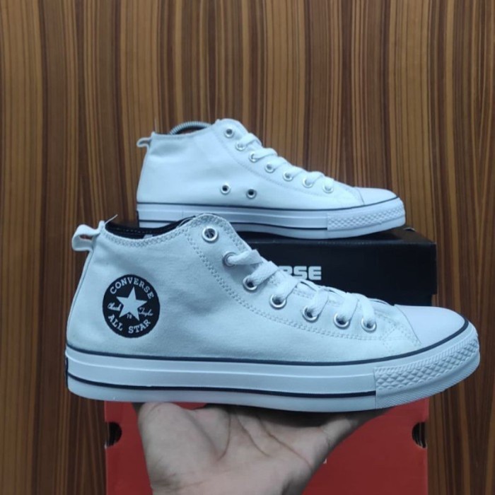 SEPATU SEMI BOOTS CONVERSE ALL STAR HITAM PUTIH ABU ABU ORIGINAL