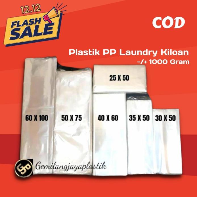 Efektif Plastik Laundry Pp Kiloan Murah/Plastik Loundry Kiloan 500 Gram