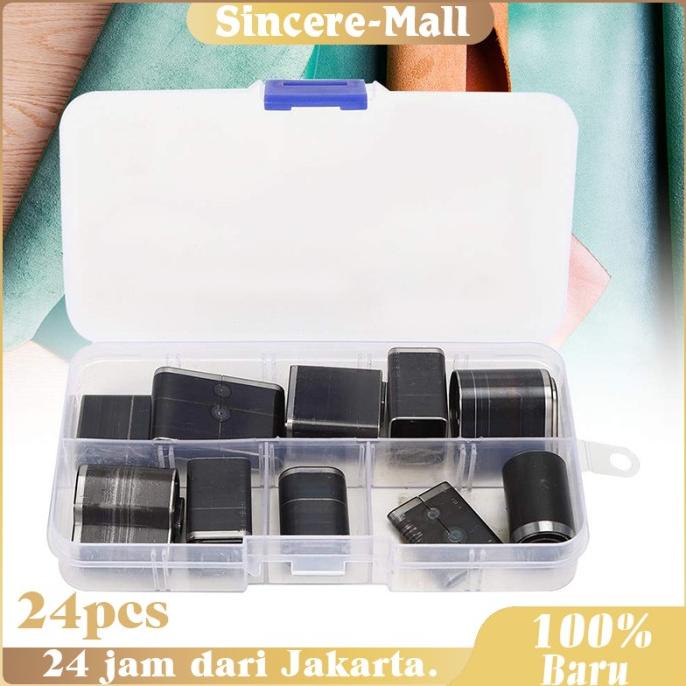 

Ready stock] 24 Pcs Leather Cutting Cutter Dies Handmade Leather Punching Tool