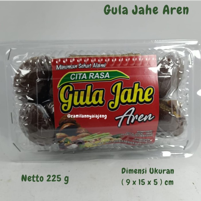 

Gula Jahe Aren Herbal Minuman Instan Alami Asli