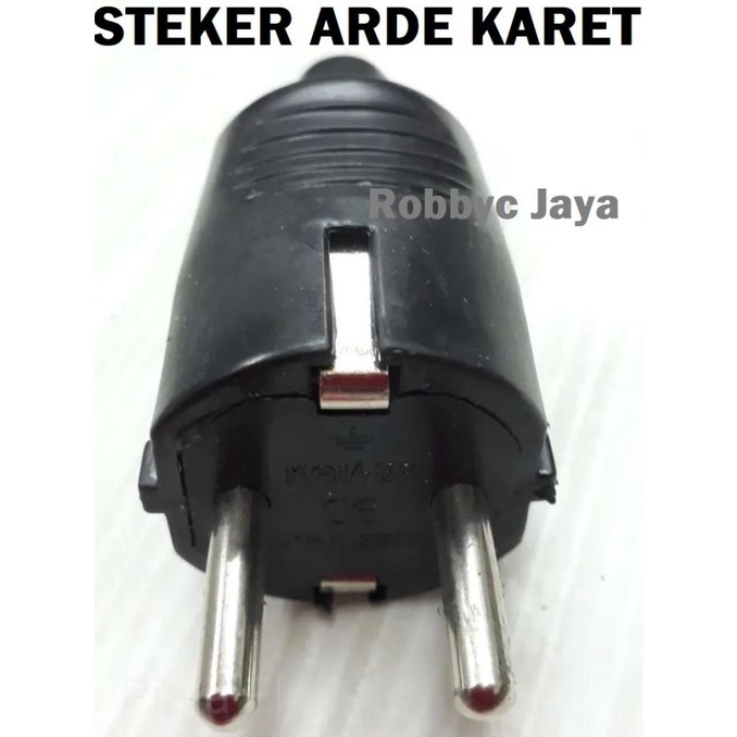 /////] Steker Karet / Rubber Plug Colokan Karet Steker Arde Waterproof 16A