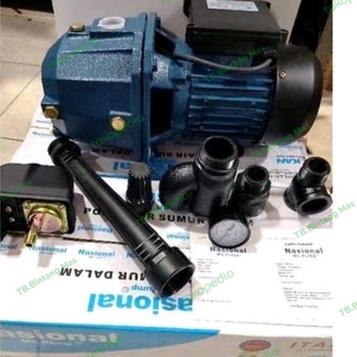 For Sale Mesin Pompa Air Nasional Mc Pump 40 Meter Jet Pump 370 (Tanpa Tabung) Original
