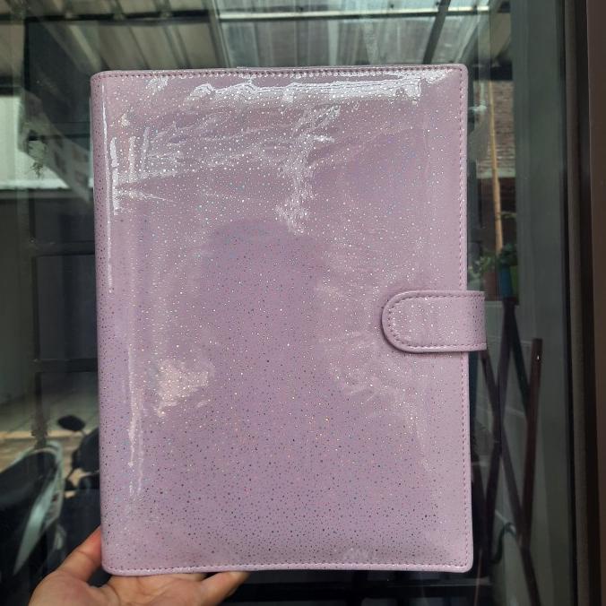 

Binder Premium Hologram Glitter Pastel Klip A5 20Ring B5 26Ring