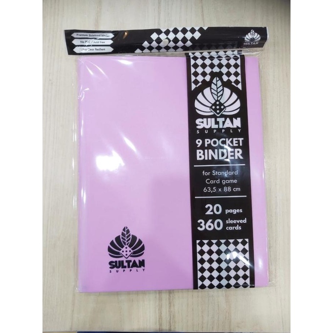 

Sultan Supply Card Album 9 Pocket Binder Lilac