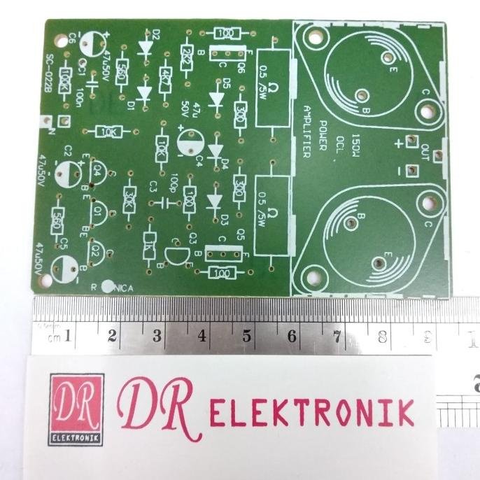 Baru PCB Power ampli amplifier OCL 150w 150 watt wat mono Ronica SC-022B dre3 Diminati Banget