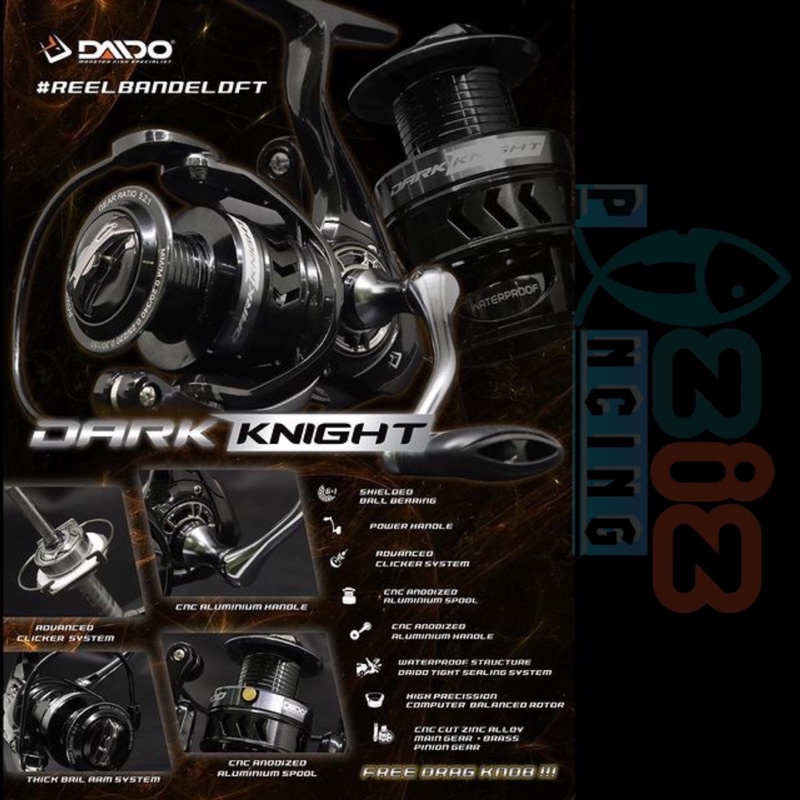 NEW ARRIVAL Reel Pancing spinning DAIDO DARK KNIGHT