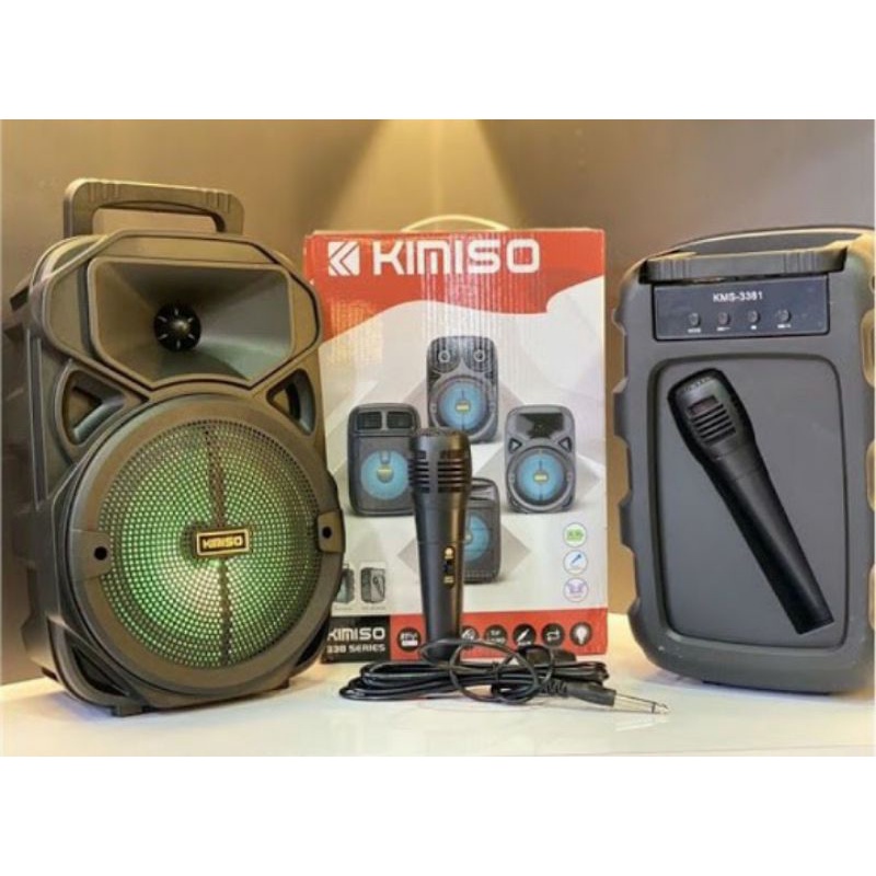Speaker Aktif Kiso Portebel Speaker Subwoofer Bluetooth
