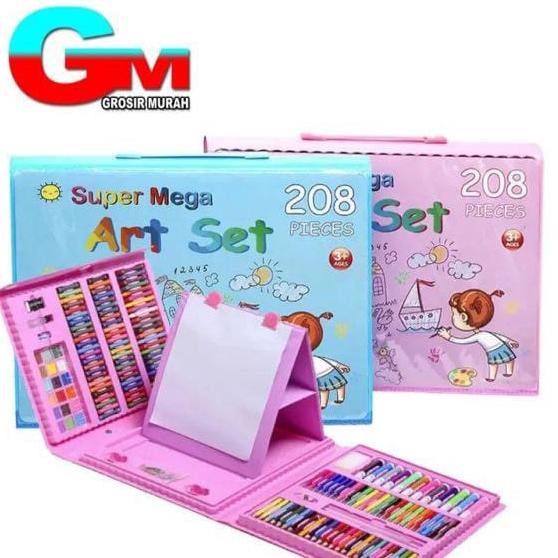 

Sale Crayon Anak 208 Pcs Set Alat Menggambar Melukis Anak-Anak Crayon Cat / Crayon Cat Air Termurah