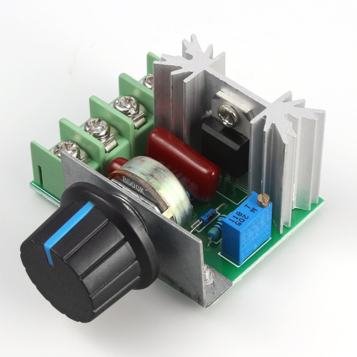 FREE ONGKIR DIMMER SCR 2000W CONTROL MOTOR SPEED, LAMPU PIJAR, PANAS FREE ONGKIR