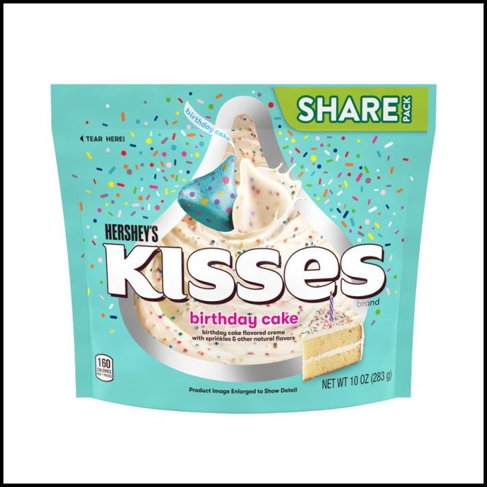 

Hershey'S Hershey Kisses Birthday Cake Edition Chocolate Cokelat Candy