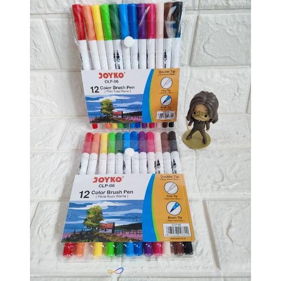 

Cod Pena Kuas Warna/Color Brush Pen/Pena Kuas Warna Joyko/Color Brush Pen Joyko Murah