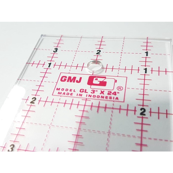 

Sarila Penggaris Carft Dan Quilting 3X24 Inchi - Gmj