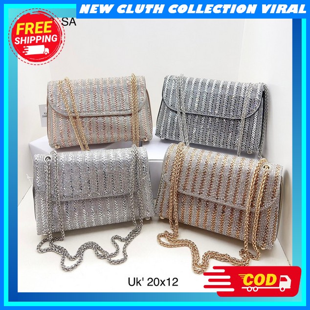 Cluth Wanita Kondangan Clut Cewe Resepsi Terbaru Elejant Dompet Perempuan Dewasa Clutch Ibu Ibu Mewa