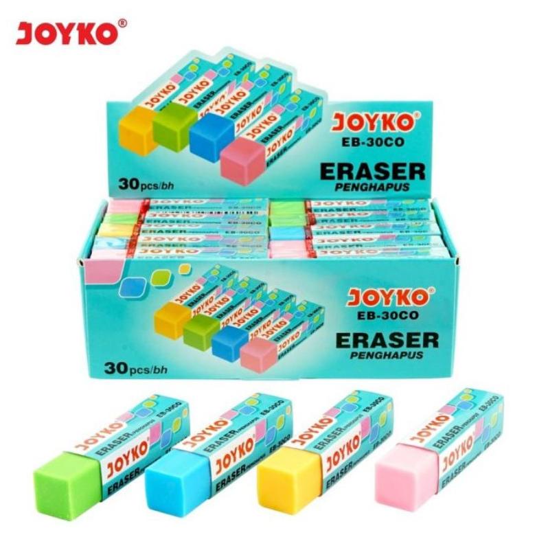 

Promo Penghapus Joyko Tanggung Er-30Co/Warna-Warni ( 1Pak/30Pcs ) Termurah