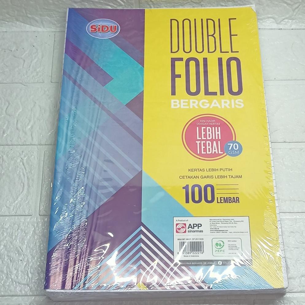 

Cod Double Folio Sidu Bergaris 100 Lembar 70 Gsm Murah