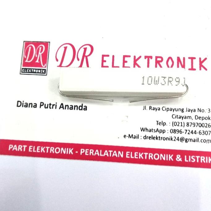 Update Resistor tahanan 10w 3,9 ohm 3,9ohm 10watt 10 watt ohm 3,9ohm 10w3,9rj dre3 dijamin