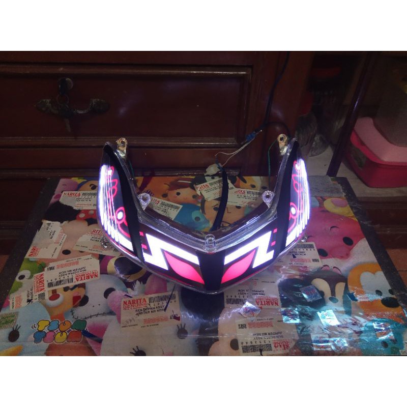 led audi sen custom mio smile