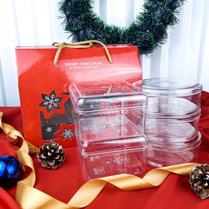 

Box Packaging Christmas / Paperbag Toples Kue Kering Tb24 Natal 052