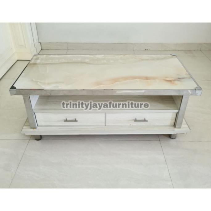 Meja Tamu Meja Sofa Granite Kombinasi Hpl/Trinityjayafurniture Violinestore_