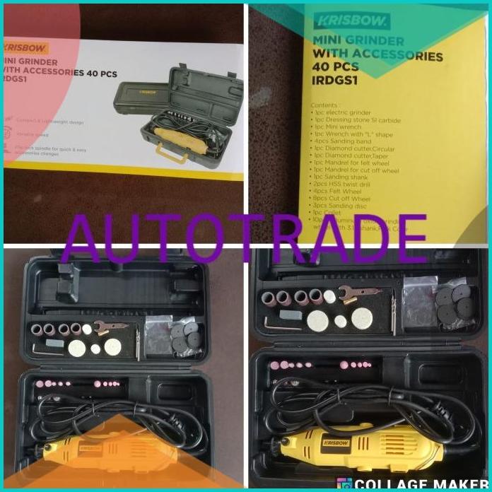 KRISBOW MINI GRINDER 40 PCS ORIGINAL KRISBOW GERINDA MINI GURINDA MIN